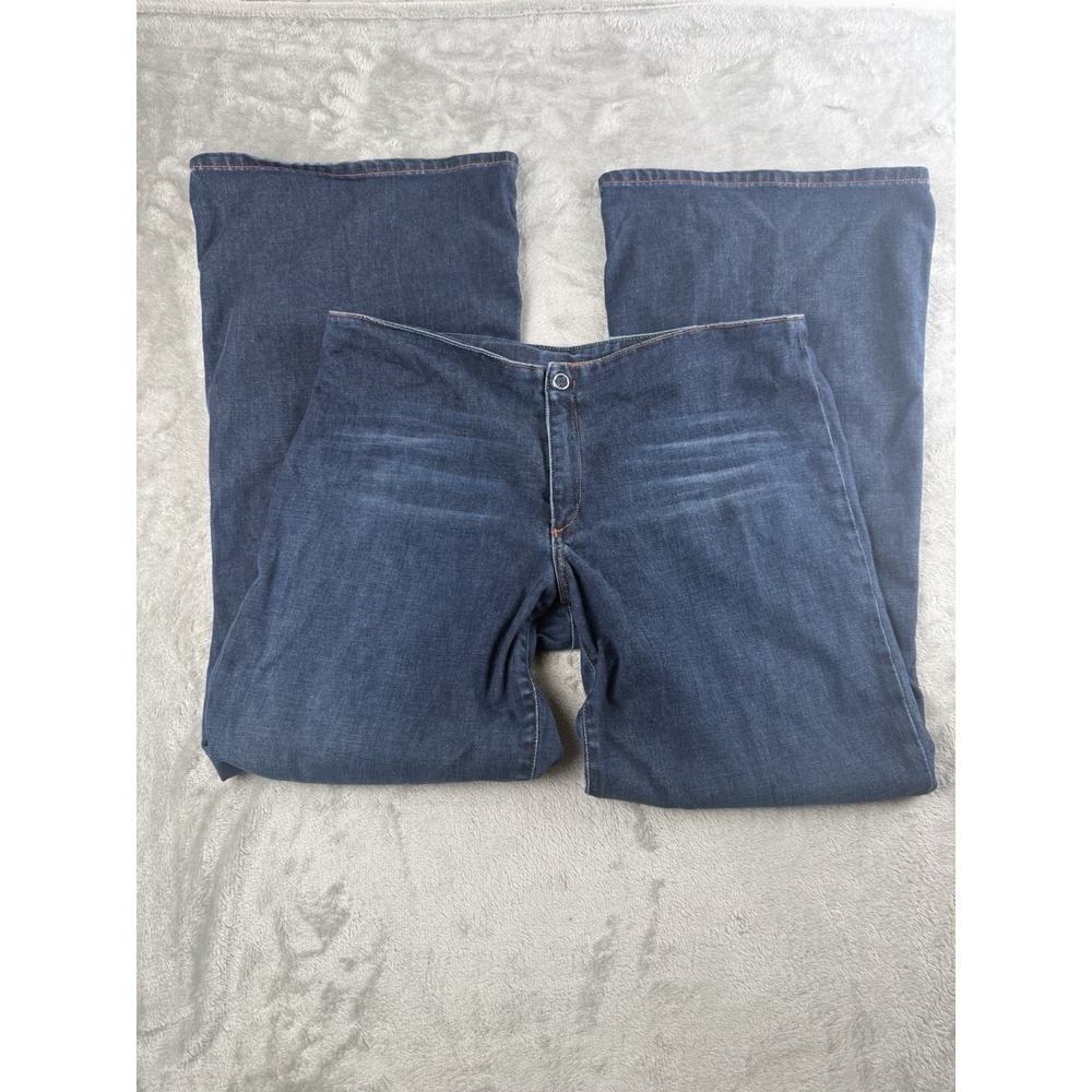 AG Adriano Goldschmied Women's Bootcut Jeans Size 32R Dark Wash Stretch Denim